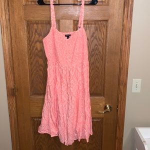 Diamond pattern skater dress